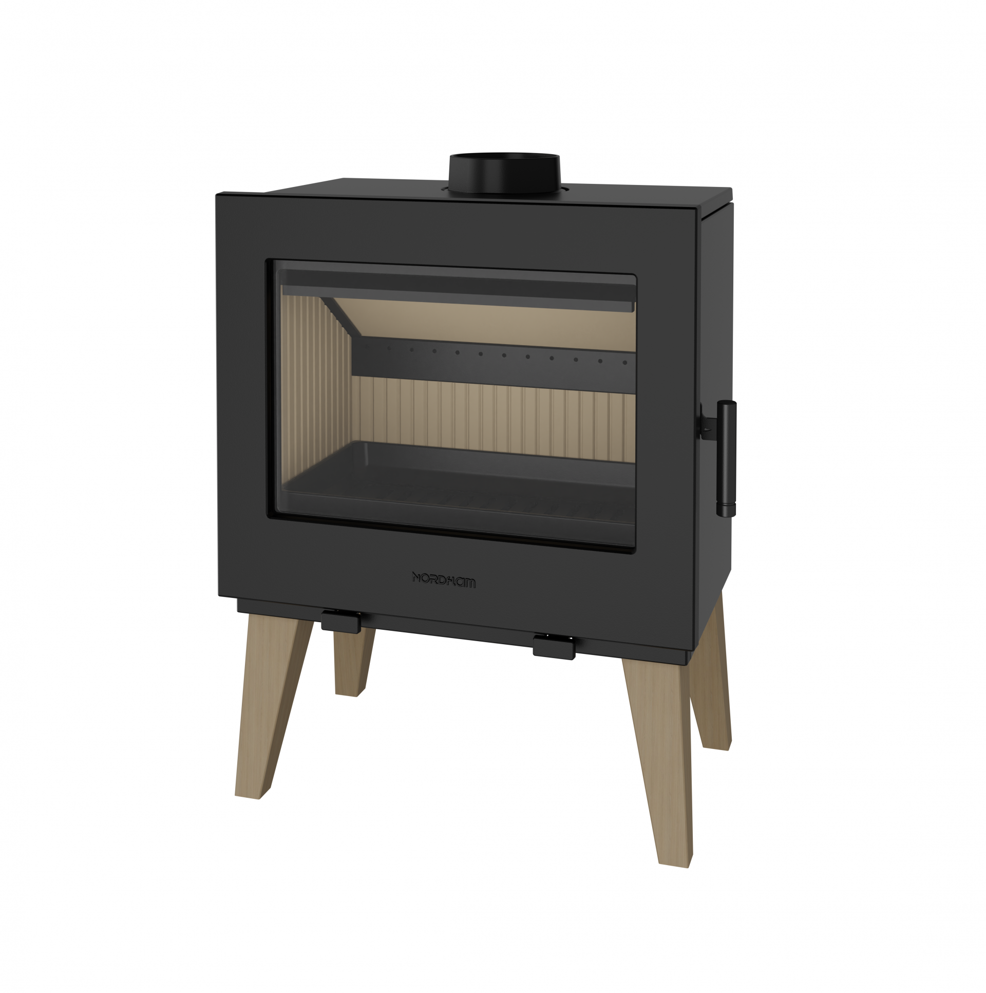 Vento Nordic Skane 9 kW, black Ø 150
FSC certificate for wooden elements
Top and back outlet