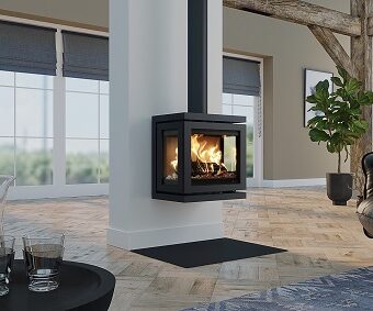 Vento Nordic Vidar Triple Small – Wandmontage Kaminofen