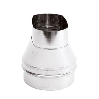 Vento Nordic Übergangsstück Stecker von 100×200 oval für Ø150