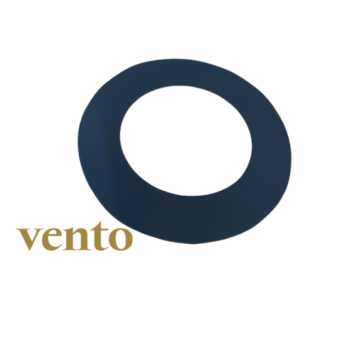 Vento Nordic Rosette 22 gr. sort Ø150