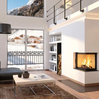 Vento Nordic Varia 2R-55 Hjørne pejseindsats